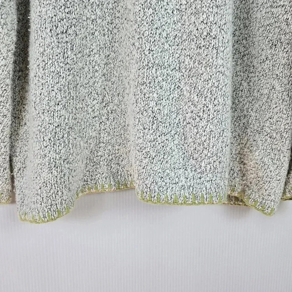 CJ Banks Cream and Black Knit Christmas Pullover Long Sleeve Sweater Size 1X - Picture 7 of 12